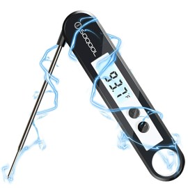 Soqool Digital Instant Read Meat Thermometer for Kitchen Oil Deep Fry BBQ Grill