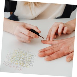 BIUDECO 8sheets Moon and Star Nail Art Decals of Sun Moon and Star Nail Stickers for Women Vintage Gold and Silver Manicure Decorations for Festivals and Parties