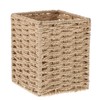 SEWACC 1Pc Hand Woven Storage Box Compact Woven Basket for