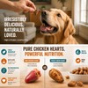 xixisusu Freeze Dried Chicken Hearts for Dogs and Cats -