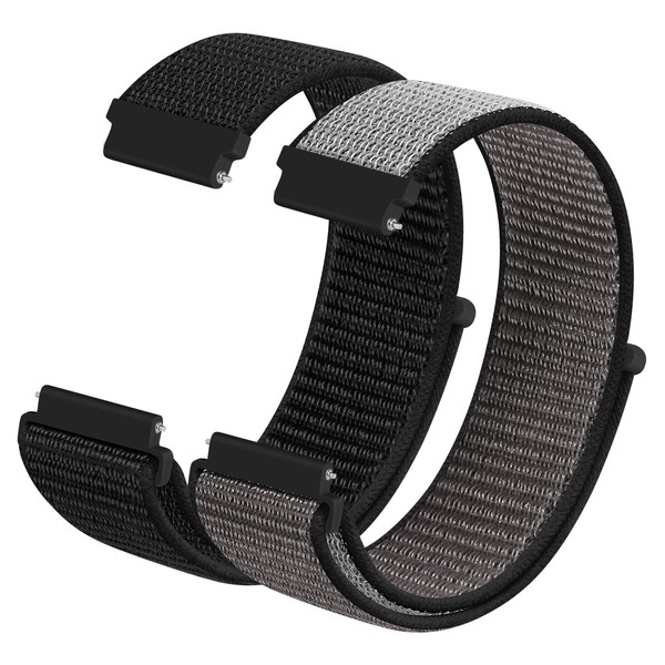 KIBDSNG Fabric Nylon Watch Straps, 16 mm, 18 mm, with