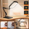 10X 30X Extra Large Magnifying Glass with Light and Stand,7-inch