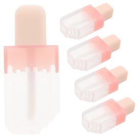 Ipetboom 5ml Lip Gloss Empty Tube Plastic Lipstick Containers Refillable Squeeze Bottle Set for Cosmetics
