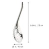 jojofuny 2Pcs Small Slotted Spoons Spherification Spoon Durable Stainless Steel