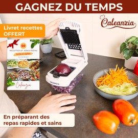 Multifunctional Kitchen Mandolin - Vegetable Slicer, Grater, Peeler, Chip Accessory - Fast, Secure and Professional Stainless Steel Slicer - Practical Gadget for Vegetables, Potatoes, Julienne