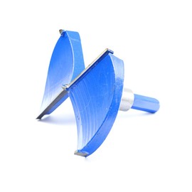 3-15/16 Inch 100mm Forstner Drill Bit Woodworking Hole Saw Wood Cutter, Professional Alloy Steel Wood Drilling Woodworking Hole Boring Bit Power Rotary Cutting Tool (Blue)