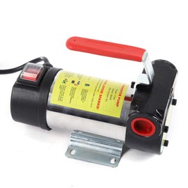 Fuel Transfer Pump, 12v Dc Portable Electric Self-Priming Diesel Fuel Transfer Extractor Pump Kit, 45 L/Min Commercial Diesel Fuel Transfer Pump Kit for Construction Machinery Excavators etc