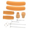 Angoily Rubber Crutch Replacement Kit for Armpit and Hand Grips