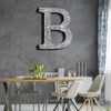 Qunclay 5.7 Inch Crystal Diamond Letters Shiny Letters Decor Hanging