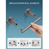 Cobbe Double Post Magnetic Suction Bathroom Toiler Paper Holder Wall