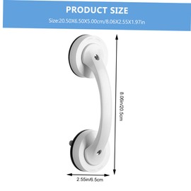 SOLUSTRE Bathroom Handrail Suction Grab Bars Safety Hand Rail for Elderly Shower Handles for Plastic