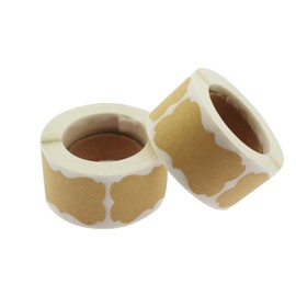 Speed mao Kraft Paper Blank Message Card Label Sticker Sticker Sticker 2 Pcs Set of 2