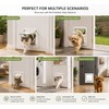 4-Way Locking Pet Door for Cats & Dogs – Secure