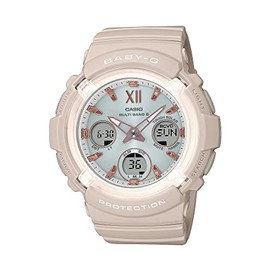 Casio Baby-G BGA-2800 Series Watch, Radio-controlled Solar Watch, multicolor (pink / beige), Casual