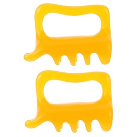 Gatuida 2pcs Natural Resin Portable Foot Massager Acupuncture Beeswax Massage Tool for Reflexology and Stress Relief Promotes and Muscle Relaxation Random Color Random Color