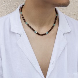 Necklace for Men Cross Necklace Puka Shell Necklace Men Dog Tag Pendant for Boys Shark Tooth Necklace for Men Jewelry Gifts