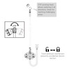 Eden 94624 Pro Metal 6-Pattern Turbo Extension Watering Wand