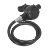 Scuba Breathing Secondary Valve with Medium Pressure Tube Adjustable Diving