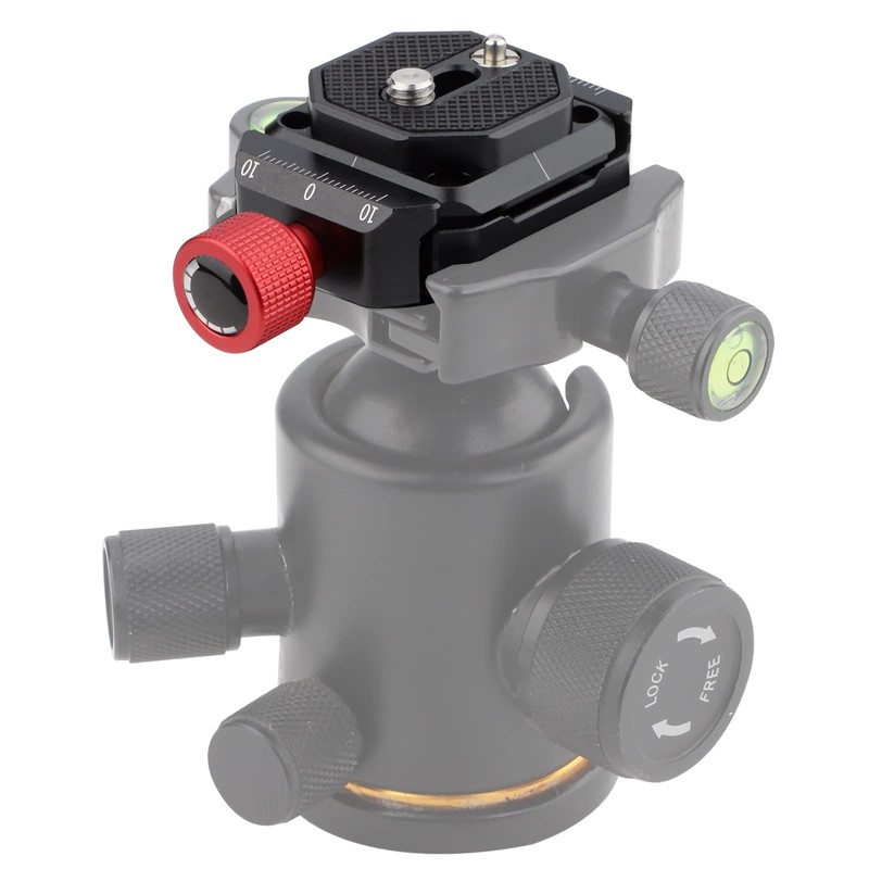 LEFTFOTO Camera Quick Release Plate Clamp kit with 1/4" to