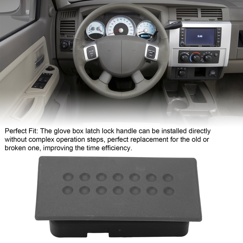 Glove Box Handle 5JM53ZJ8AA Glovebox Door Compartment Latch Handle Replacement