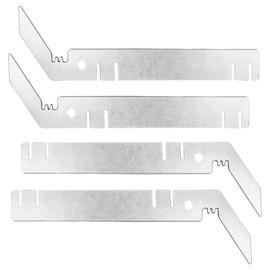 DBREAKS Double Crossbar Hanger, 4 PCS Crossbar Valance Hangers, 9'' Backdrop Hanger, Pipe and Drape Backdrop Stand, Wedding Hanger Parties Decoration Backdrop Stand Hooks