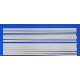 Glass Top: Approx. 11.6 - 11.8 inches (29.5 - 30 cm), 10 Pieces, Straight A23gstop300, Glass Top, Fiberglass, Herabuna Fishing, UKI, Spatula Floating, Self-made, Material (Diameter 0.05 inch (1.2 mm)