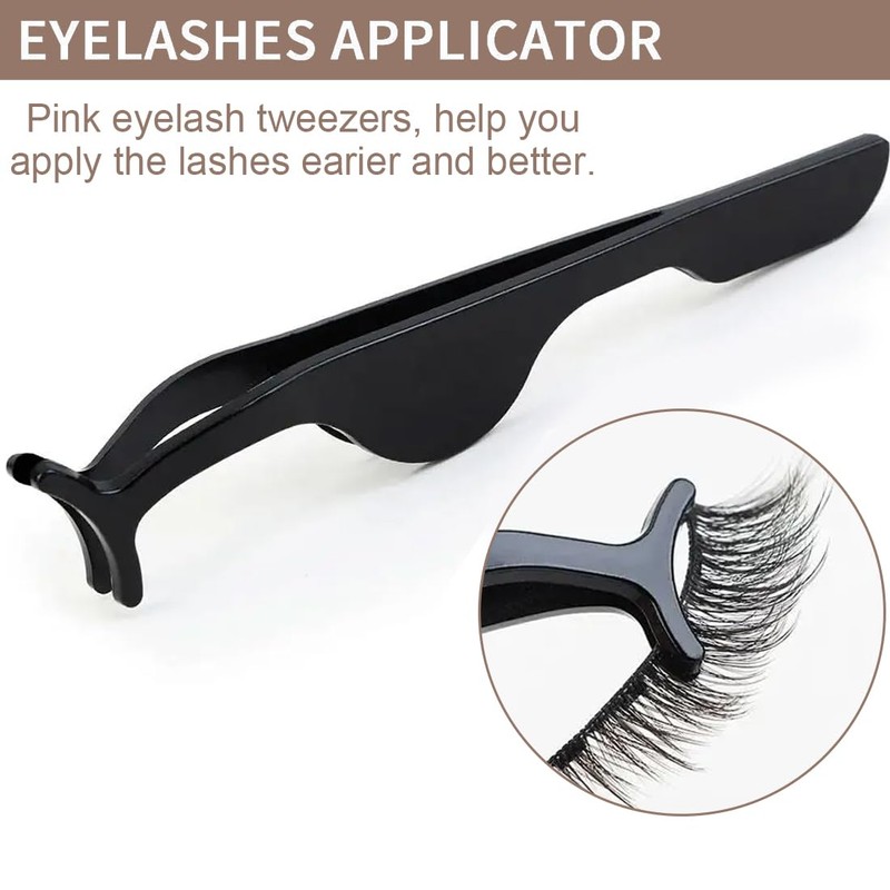 ZXUPOI 5 Pairs of Magnetic Eyelashes, Magnetic Eyelashes with Eyeliner,