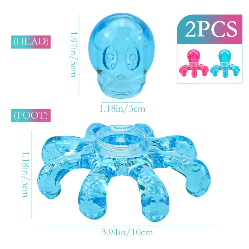 FERCAISH Pack of 2 Octopus Massager, Hand Massager, Octopus Manual