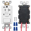 Baomain GFCI Outlet Receptacle with Switch, 20A 125VAC 60Hz, Tamper