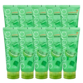 (10ea) Foodaholic Aloha Hawaii Aloe Vera Soothing Gel 200ml / Large Capacity. Moisturizing Cream. Soothing. Moisturizing / (10개)푸드어홀릭 알로하와이 알로에베라 수딩젤 200ml 대용량.수분크림.진정.보습