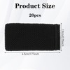Pack of 20 Replacement Belt Loops, Elastic Belt Loops, No