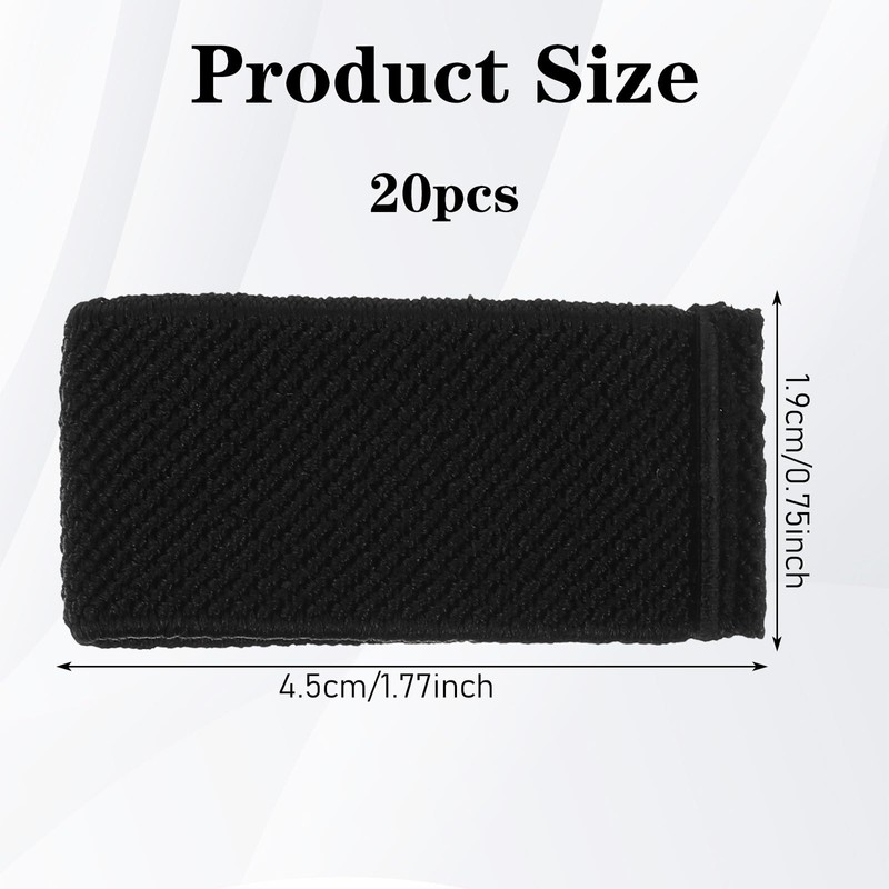Pack of 20 Replacement Belt Loops, Elastic Belt Loops, No