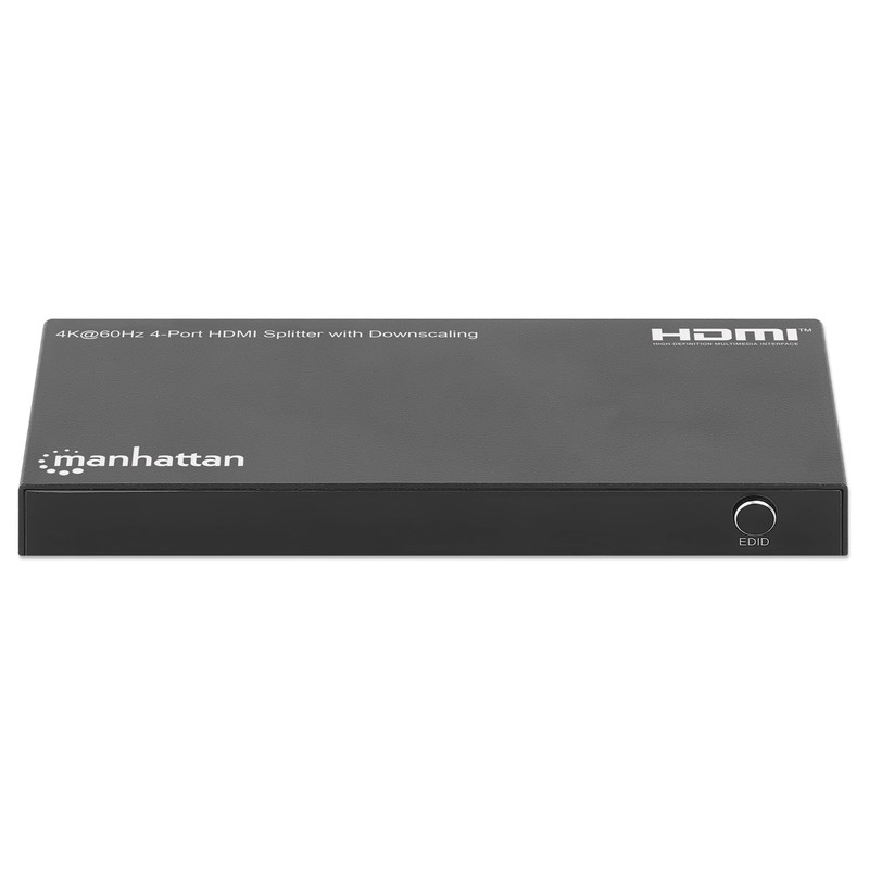 Manhattan Divisor de Video Splitter HDMI, 18G, EDID, 4X HDMI,