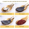 Large Stainless Steel Spoon Rest for Kitchen Counter - Rustproof