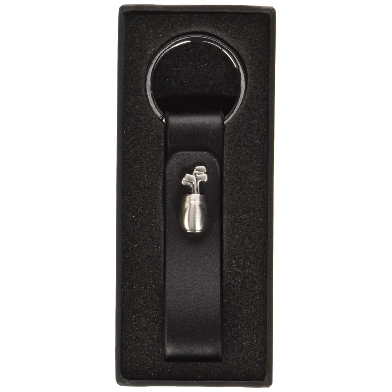 Troika Mr. Elegant Golf Leather Cufflink Keyring (KR1265LE)