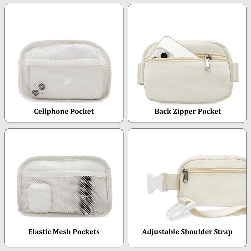 Lamyba Bride Fanny Pack for Bachelorette Party, Wedding Waist Packs