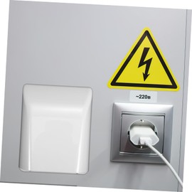 Operitacx wasserdichte Schutzabdeckung Bad Steckdosenabdeckungen für Steckdosen Proofing Wandlochabdeckung Steckerabdeckung Outlet Covers Steckerpreis für elektrische Steckdose Plastik Weiß