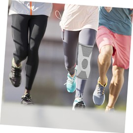 Baluue 1pc Knee Protector Woven Knee Pad Ergonomic Design for Compression Support Breathable Comfortable Black Sleeve for Sports Running Basketball and Fitness Activities