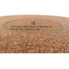 Cork/Rubber 3mm Turntable Record Mat with Record Label Recess in