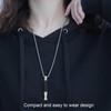 1PCS Breathing Necklace with Resistance, Breathing Resistance Necklace with Filter,