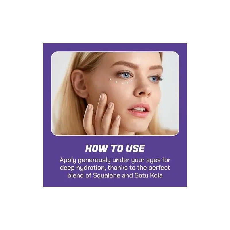 Ahora Beauty Squalane Plus Gotu Kola Kola Eye Cream -