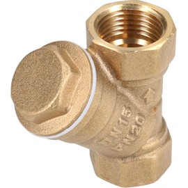 AB Tools-Plumbob 1/2" Compression Inline Y-Strainer Debris Filter Particulate Filtration Strainer