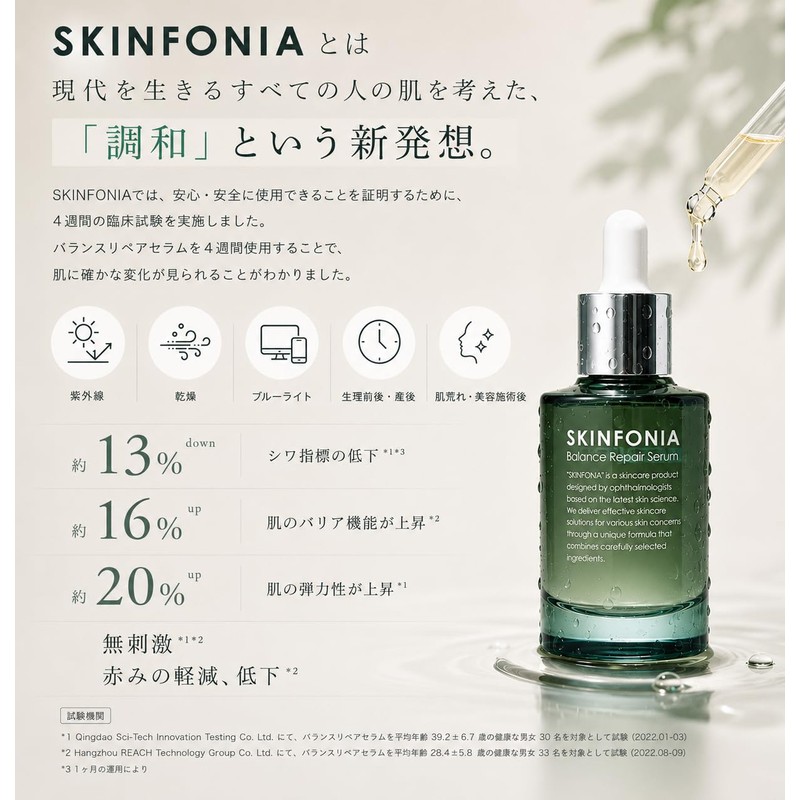 SKINFONIA Balancing Repair Serum (1.0 fl oz (30 ml) /