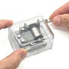 Hand Crank Music Box- 18 Note Acrylic Music Box Mechanism