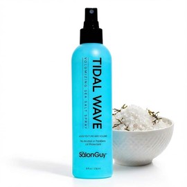 THESALONGUY Tidal Wave Sea Salt Hair Spray – Professional Volume & Texture Spray for Beach Waves | Matte Finish Texturizer, Light Hold Mist for Men & Women | Alcohol-Free, 8 oz