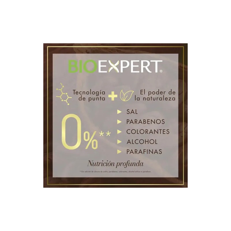 Shampoo Bioexpert Nutrición Profunda Extracto De Cacao Con 650ml