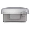 Intermatic Wp5220C Electrical Box, 2.25" Double Gang Plastic While-in-Use Weatherproof