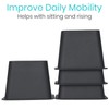 Vive Bed Risers Heavy Duty (4 Pack - 3 Inch)