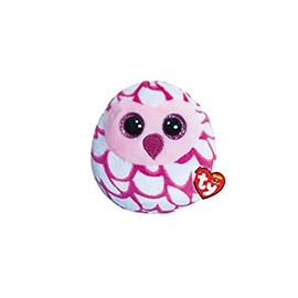 TY - Teeny Squish a Boo Owl Pinky - 8 cm, 2009172, Pink