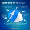 escualo Gorra para Natacion Niño Modelo Tiburon (Silicon) Impermeable, Unitalla,